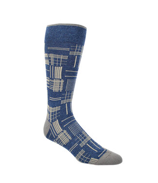 DION Denim Blue with Grey Socks