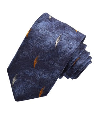 DION Blue with Tan Grey Paisley