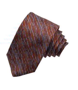 DION Burgundy with Blue and Orange Tie