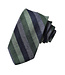 DION Navy Green Striped Tie