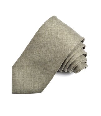 DION Taupe Wool Tie
