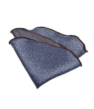 DION Blue Brown Pocket Round