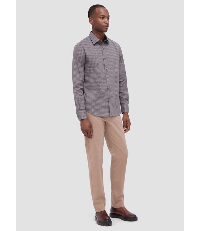 Modern Fit Graphite Printed Shirt