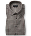 Modern Fit Brown Plaid Tazul Shirt
