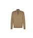 Tan 1/4 Zip Sweater