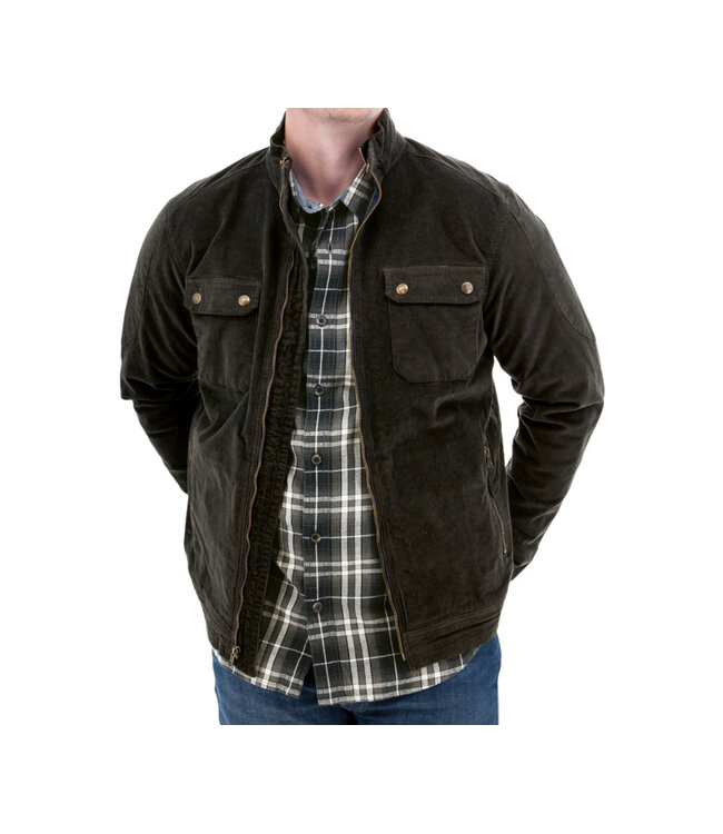 Smoke Corduroy Milo Jacket