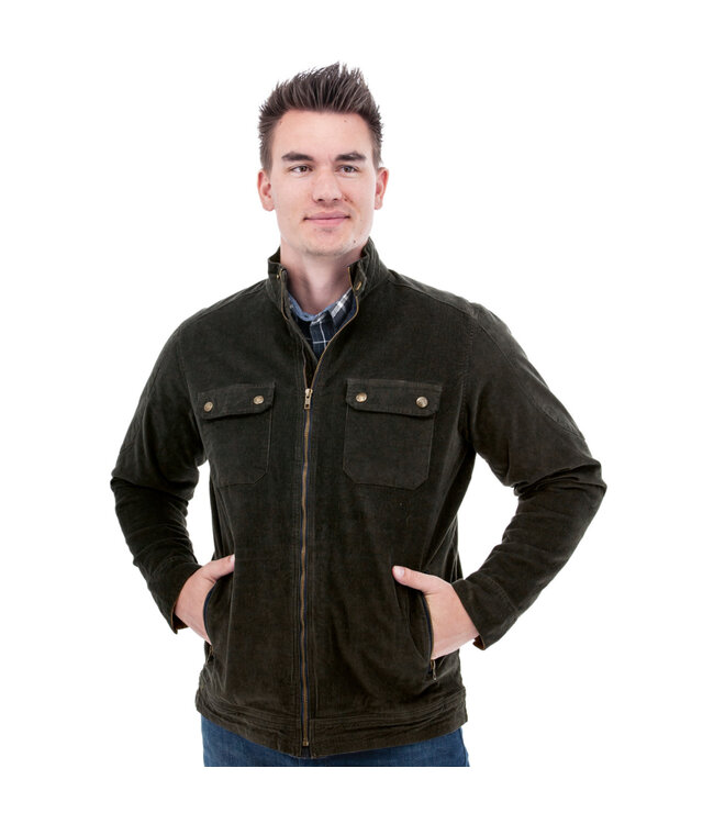 Smoke Corduroy Milo Jacket