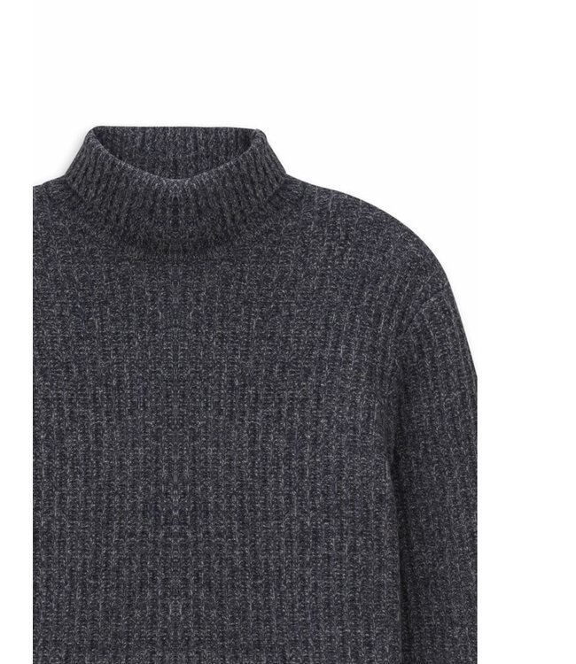 Navy Turtleneck Sweater