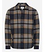 Tan Navy Plaid Santiago Overshirt