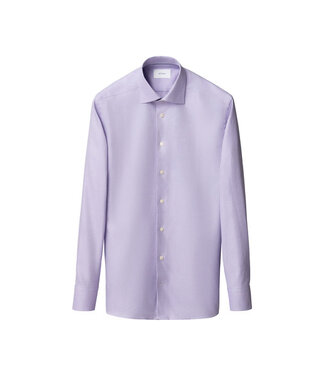 ETON Slim Purple Mini Block  Shirt