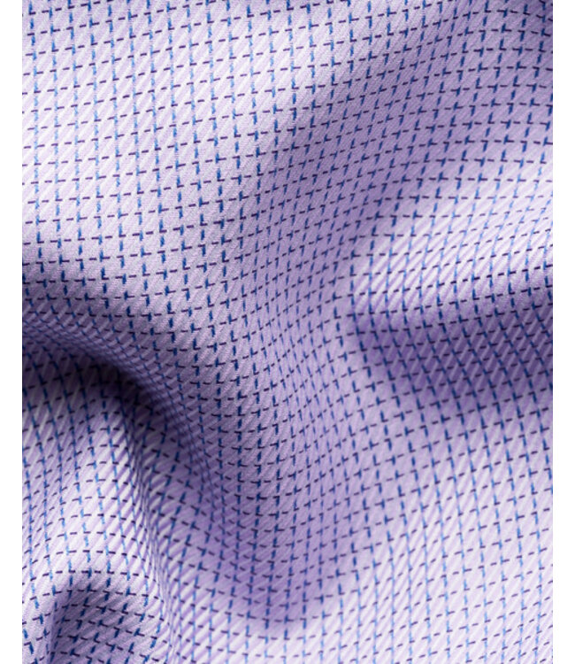 Slim Purple Mini Block  Shirt