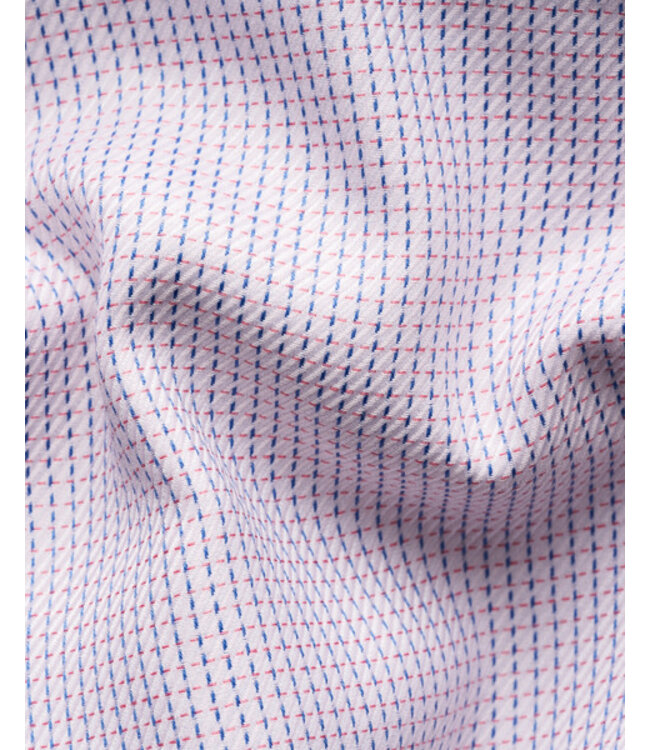 Modern Fit Pink Mini Block Shirt