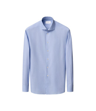 ETON Modern Fit Mid Blue Poplin Shirt