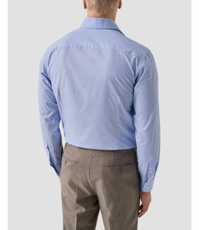 Modern Fit Mid Blue Poplin Shirt