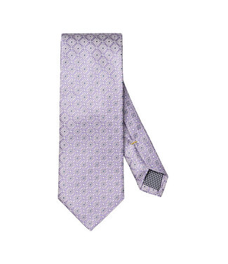 ETON Purple Medallion Print Tie
