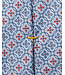 Blue Red Circle Print Tie