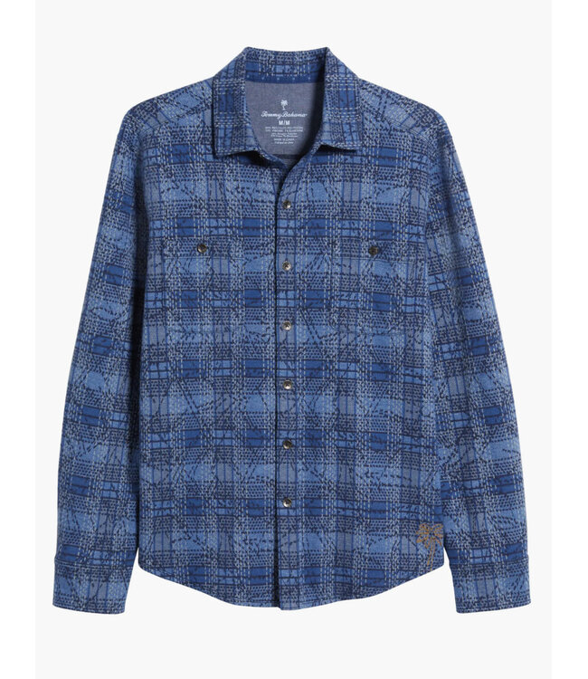 Classic Fit Blue Fireside Fronds Shirt