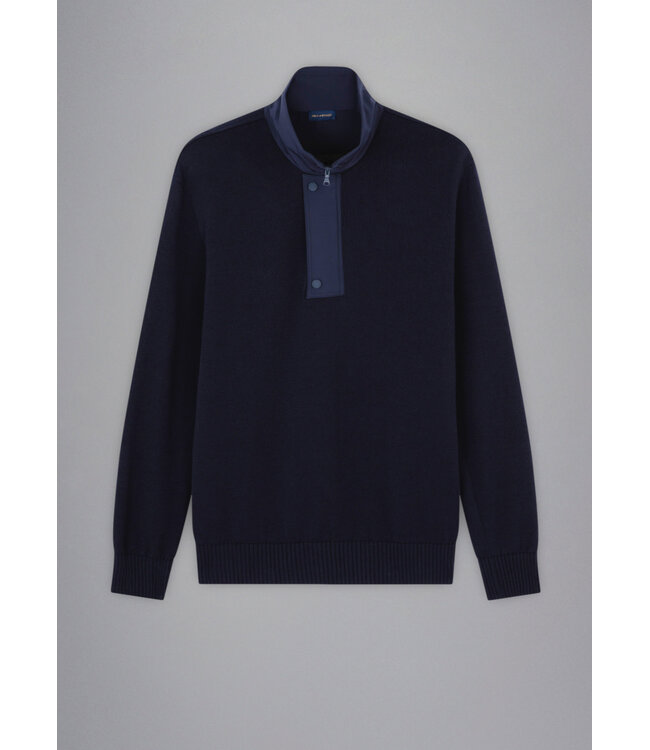 Navy 1/4 Zip Sweater