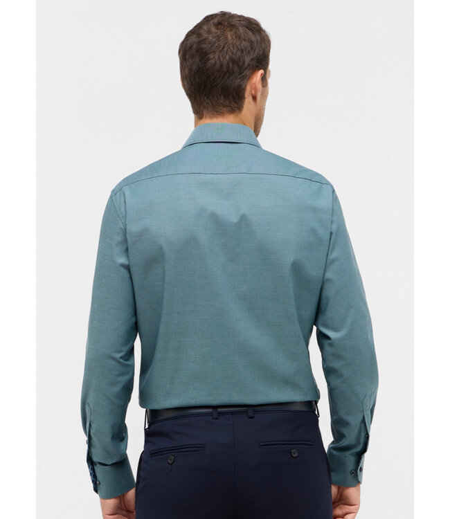 Modern Fit Green Dress Shirt