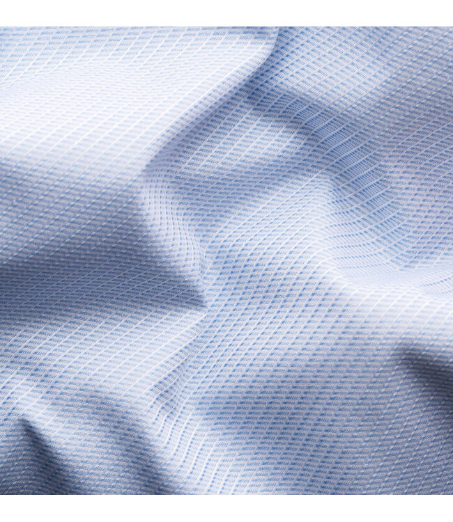 Modern Fit Light Blue Textured Shirt