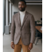 Modern Fit Brown Plaid Sport Coat