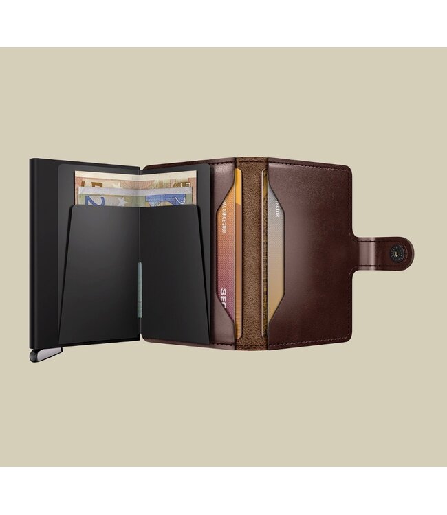 Dusk Dark Brown Miniwallet - Premium