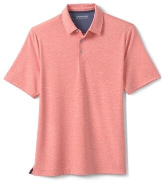 JOHNSTON & MURPHY Coral Heather XC+ Polo