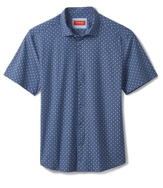 JOHNSTON & MURPHY Classic Fit Navy Petal XC+ Shirt