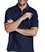 Navy Zipper Polo