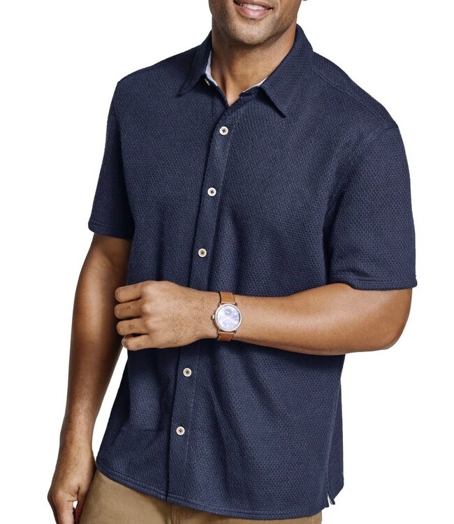 Classic Fit Navy Knit Shirt