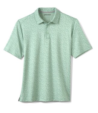 JOHNSTON & MURPHY Green Golf Tee and Ball XC+ Polo