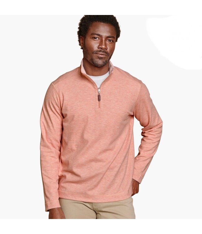 Peach/White Reversible 1/4 Zip
