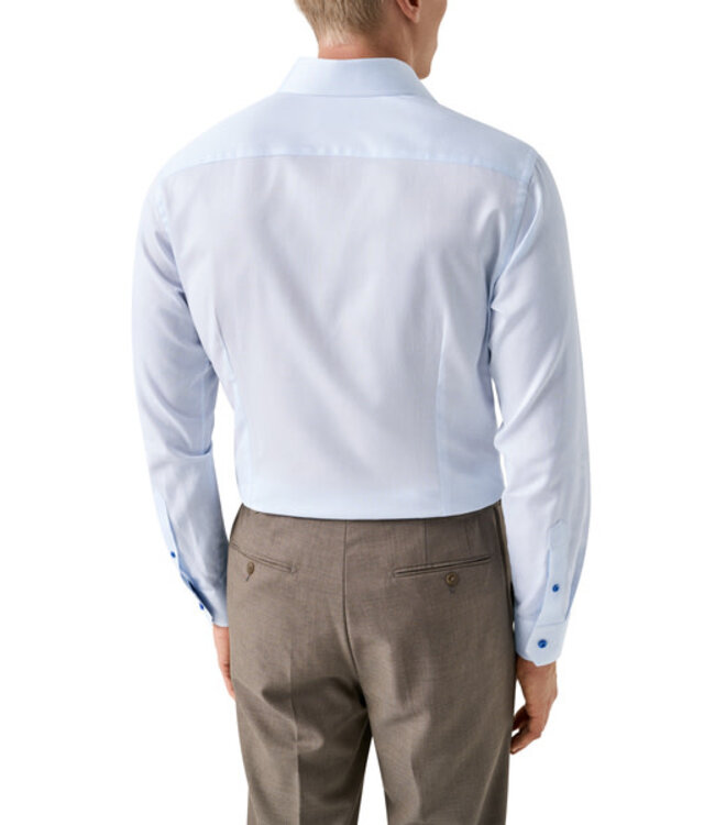 Slim Fit Blue Oxford with Trim Shirt