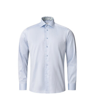 ETON Modern Fit Blue with Floral Trim Shirt