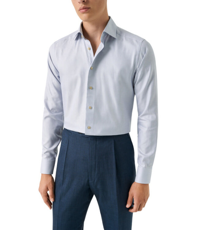 Modern Fit Blue Shirt