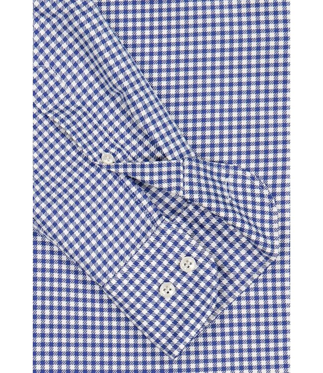 Modern Fit Navy Gingham Shirt