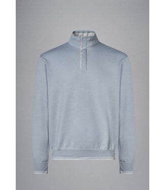 PAUL & SHARK Grey 1/4 Button Sweater