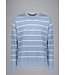 PAUL & SHARK Blue with Tan Stripe Sweater