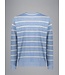 Blue with Tan Stripe Sweater