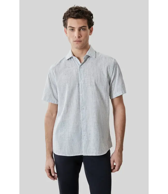 Modern Fit Washed Blue Daxton Shirt