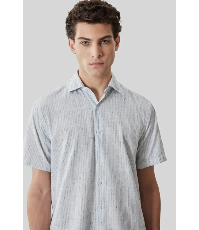 Modern Fit Washed Blue Daxton Shirt