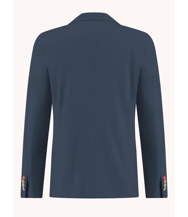 Slim Fit Navy Pique Sport Coat