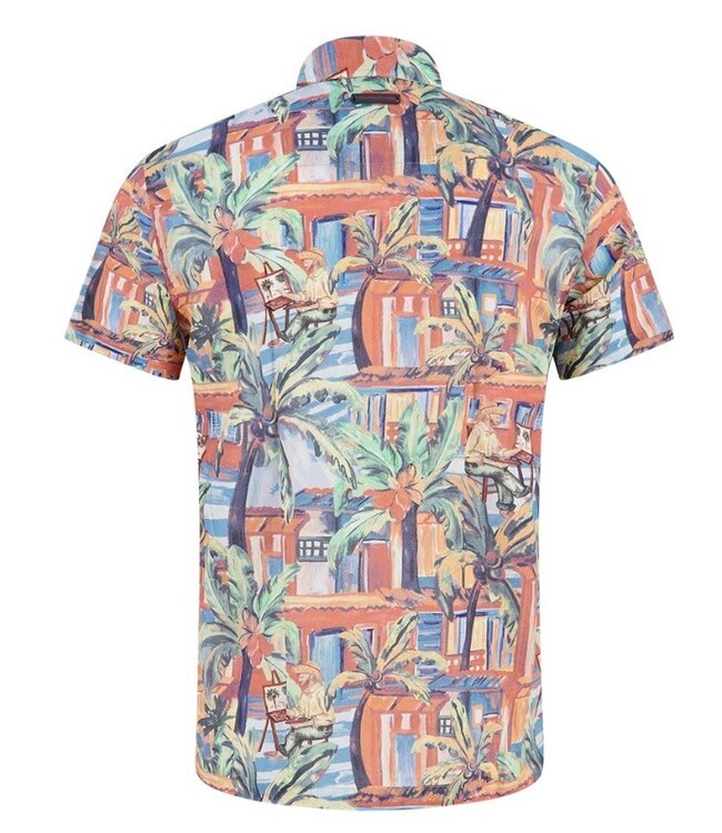 Modern Fit Tropical Sketch Shirt