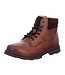 Cognac Lace up Boots
