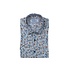 7 DOWNIE Modern Fit Tan Blue Floral Shirt