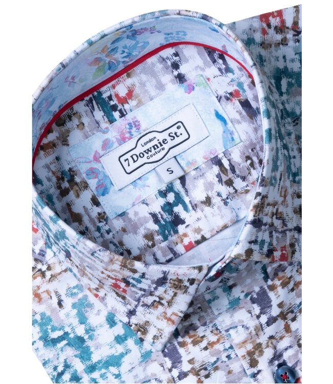 Modern Fit Multi Pattern Shirt