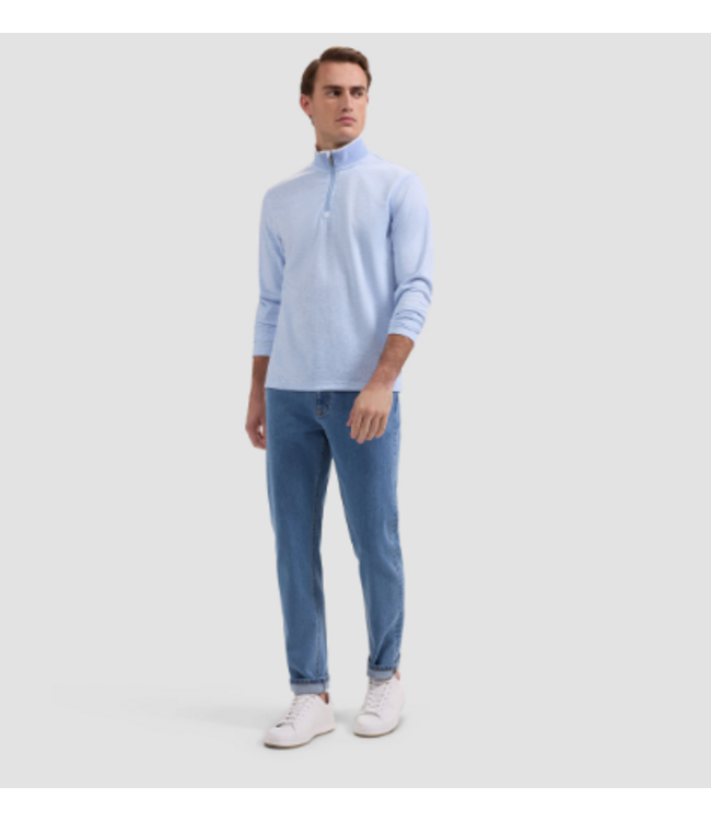 Air Blue Houndstooth  1/4 Zip