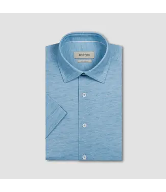 BUGATCHI Modern Fit Teal Shirt