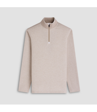 BUGATCHI Sand Houndstooth 1/4 Zip