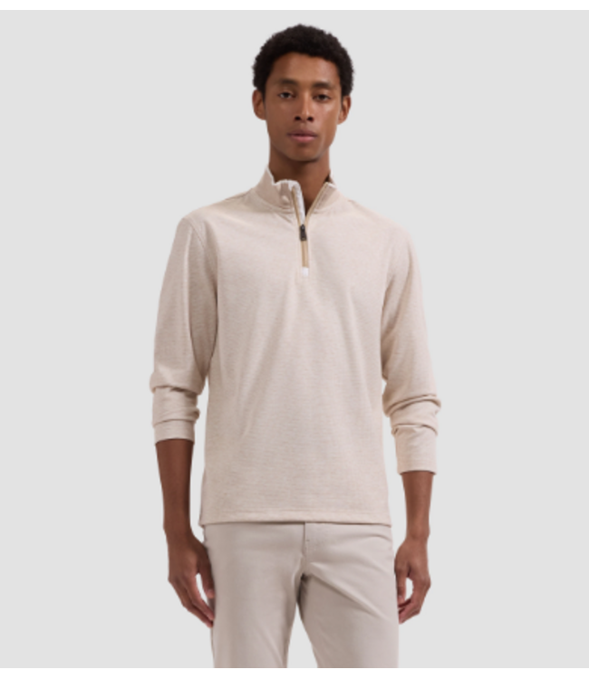 Sand Houndstooth 1/4 Zip